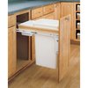 Rev-A-Shelf Rev-A-Shelf Wood Top Mount Pull Out Single TrashWaste Container For Full Height Cabinets 4WCTM-1850DM-1